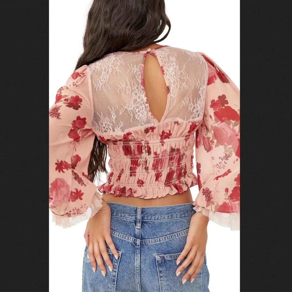NWT Free people Daphne Blouse